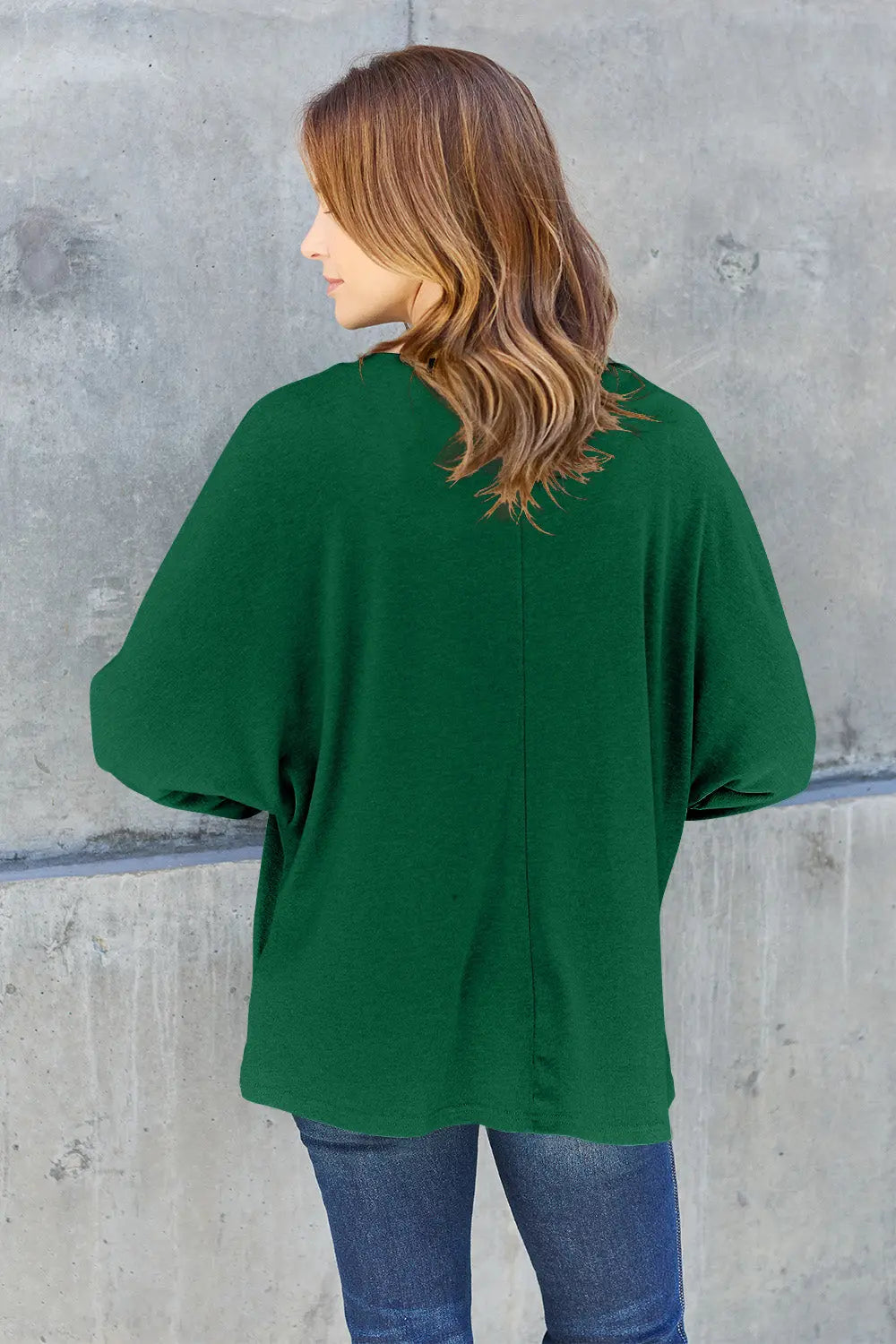 Double Take Full Size Round Neck Long Sleeve T-Shirt-Very Besty