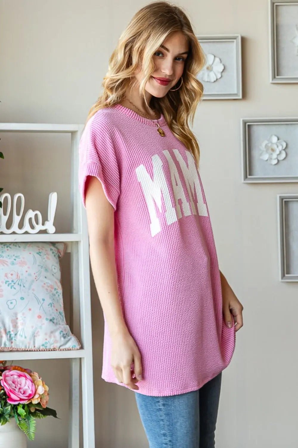 Heimish Full Size Letter Graphic Short Sleeve T-Shirt-Very Besty