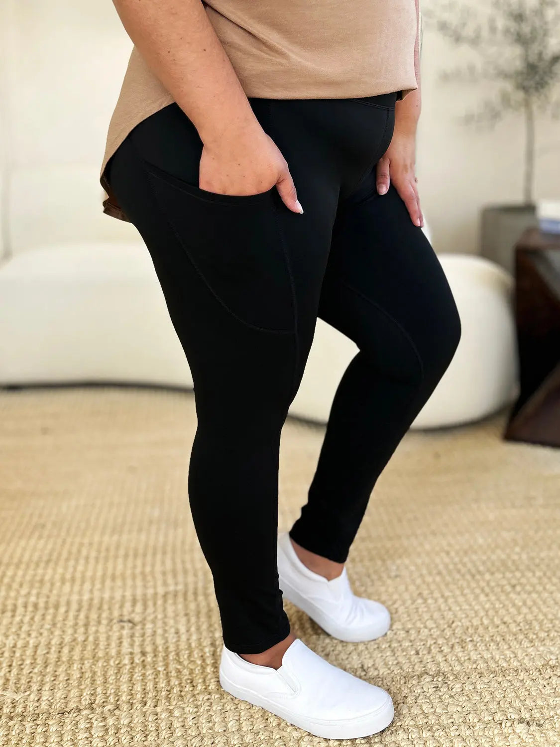 Wide Waistband Sports Leggings-Very Besty