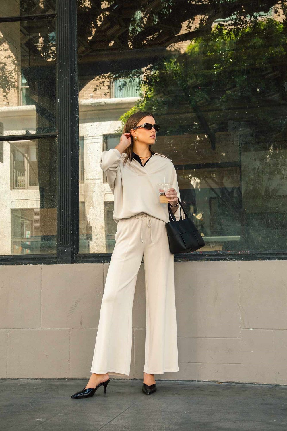 Umgee Full Size Drawstring Wide Leg Pants with Pockets-Very Besty