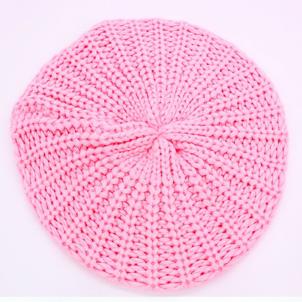 KNITTED CABLE KNIT FASHION BERET-Very Besty