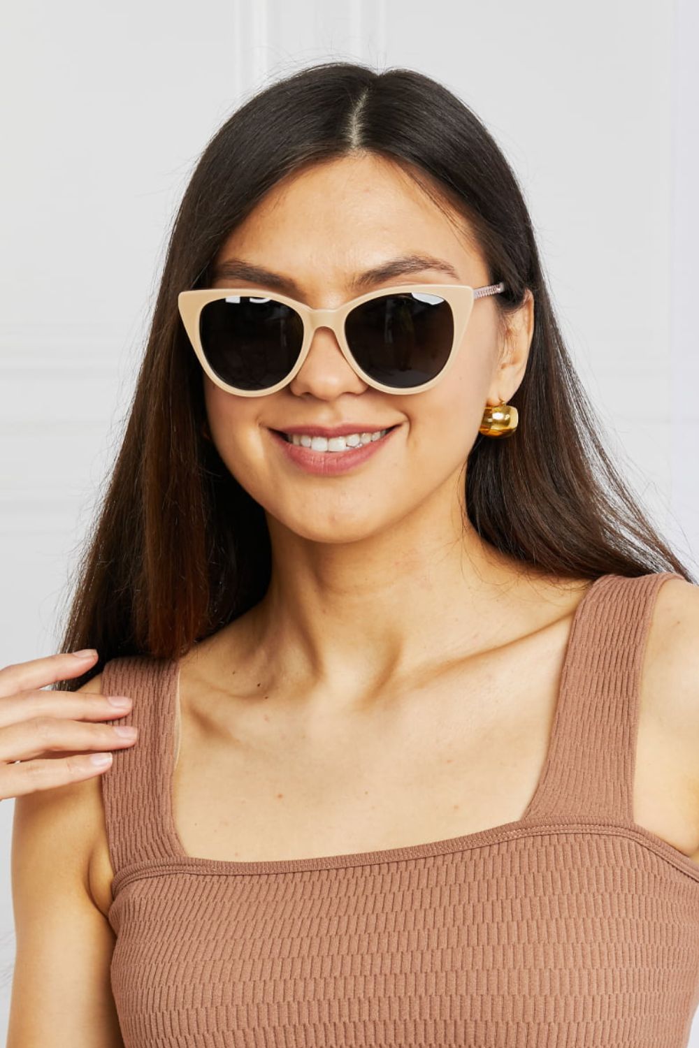 Cat-Eye Acetate Frame Sunglasses-Very Besty