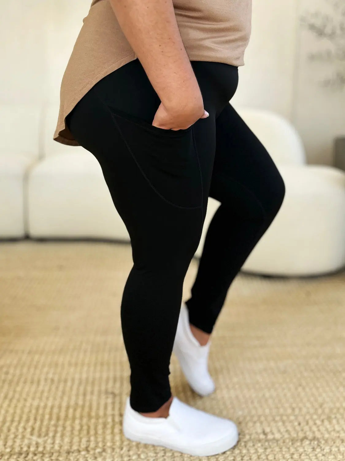 Wide Waistband Sports Leggings-Very Besty