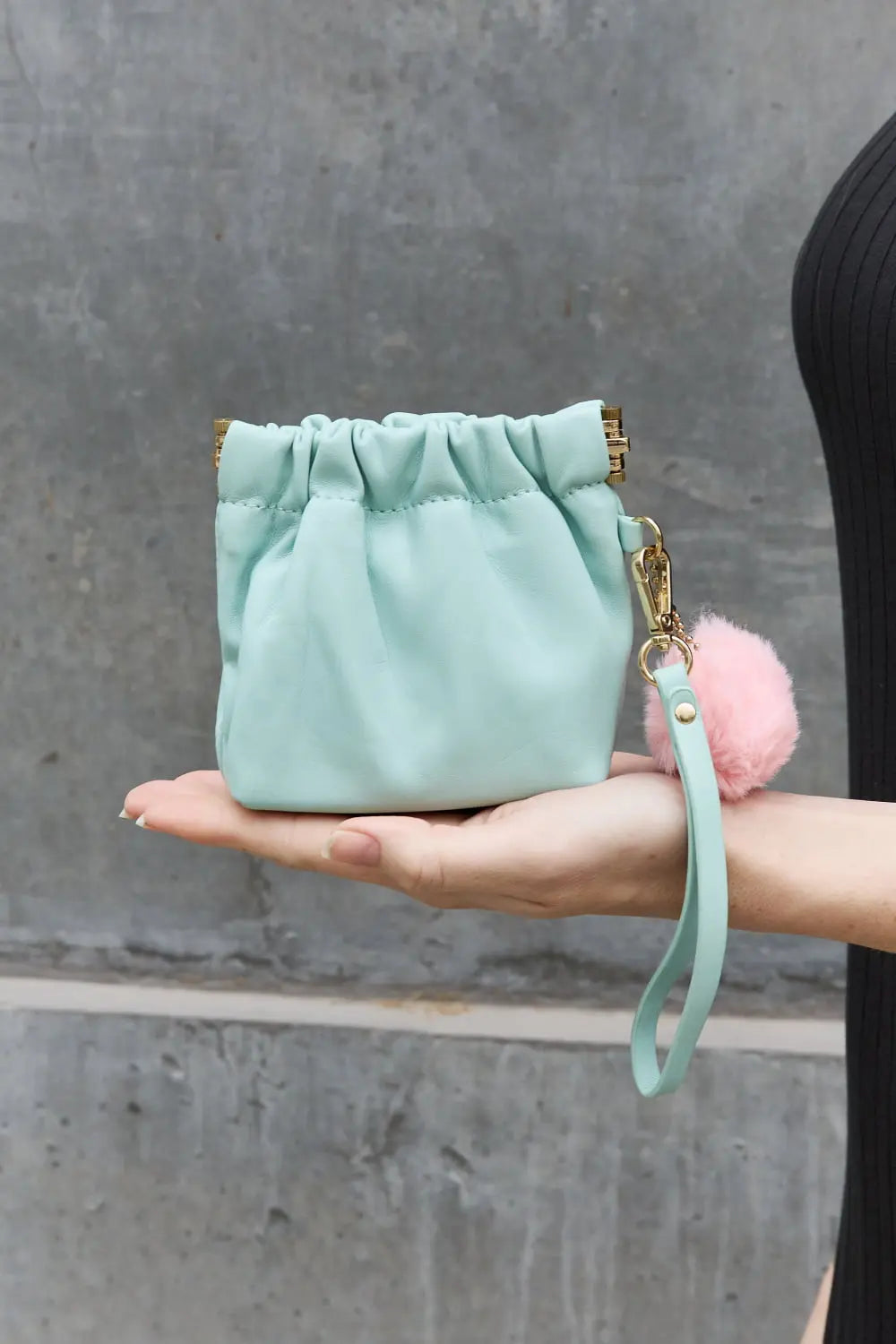 Nicole Lee USA Faux Leather Pouch-Very Besty
