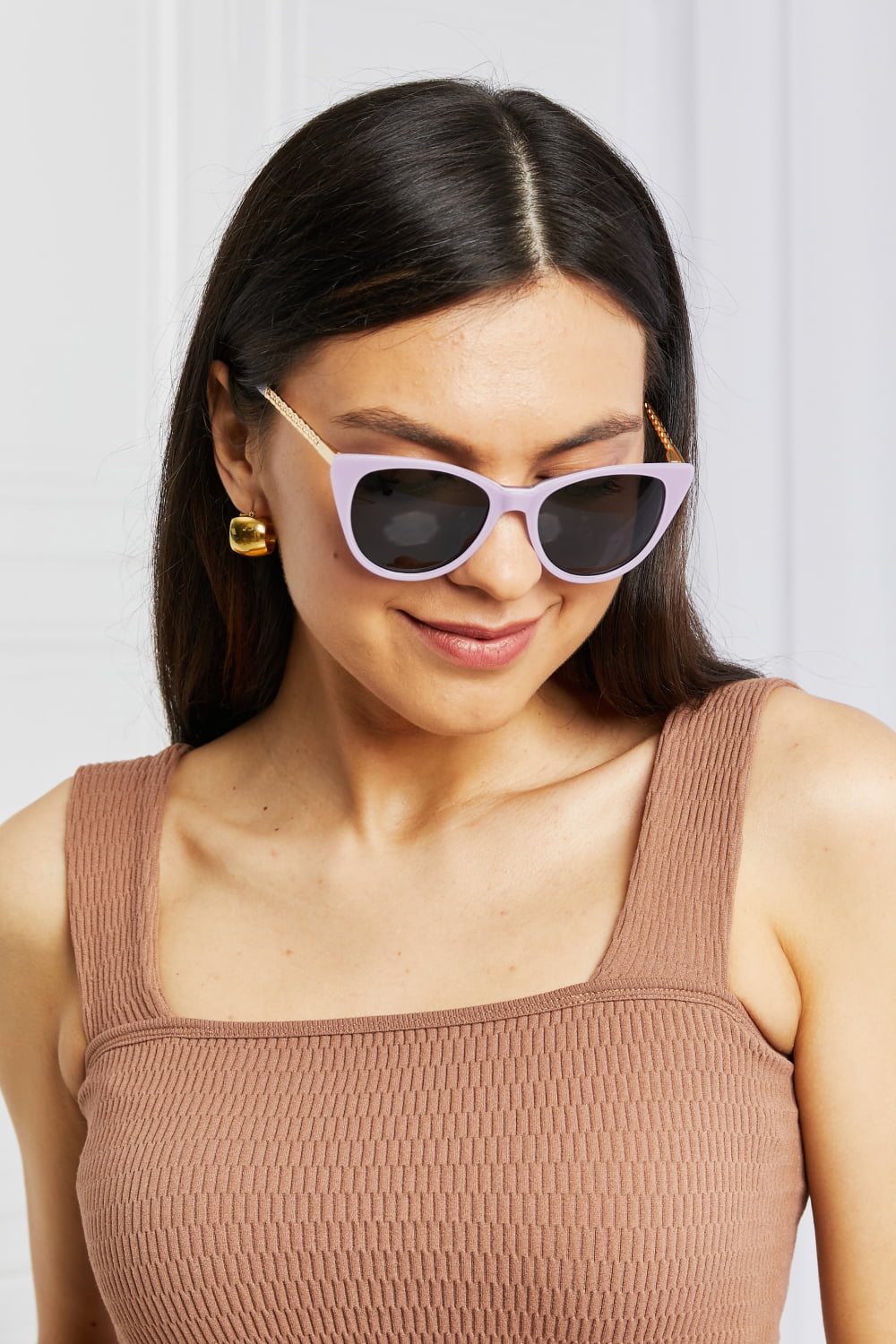 Cat-Eye Acetate Frame Sunglasses-Very Besty