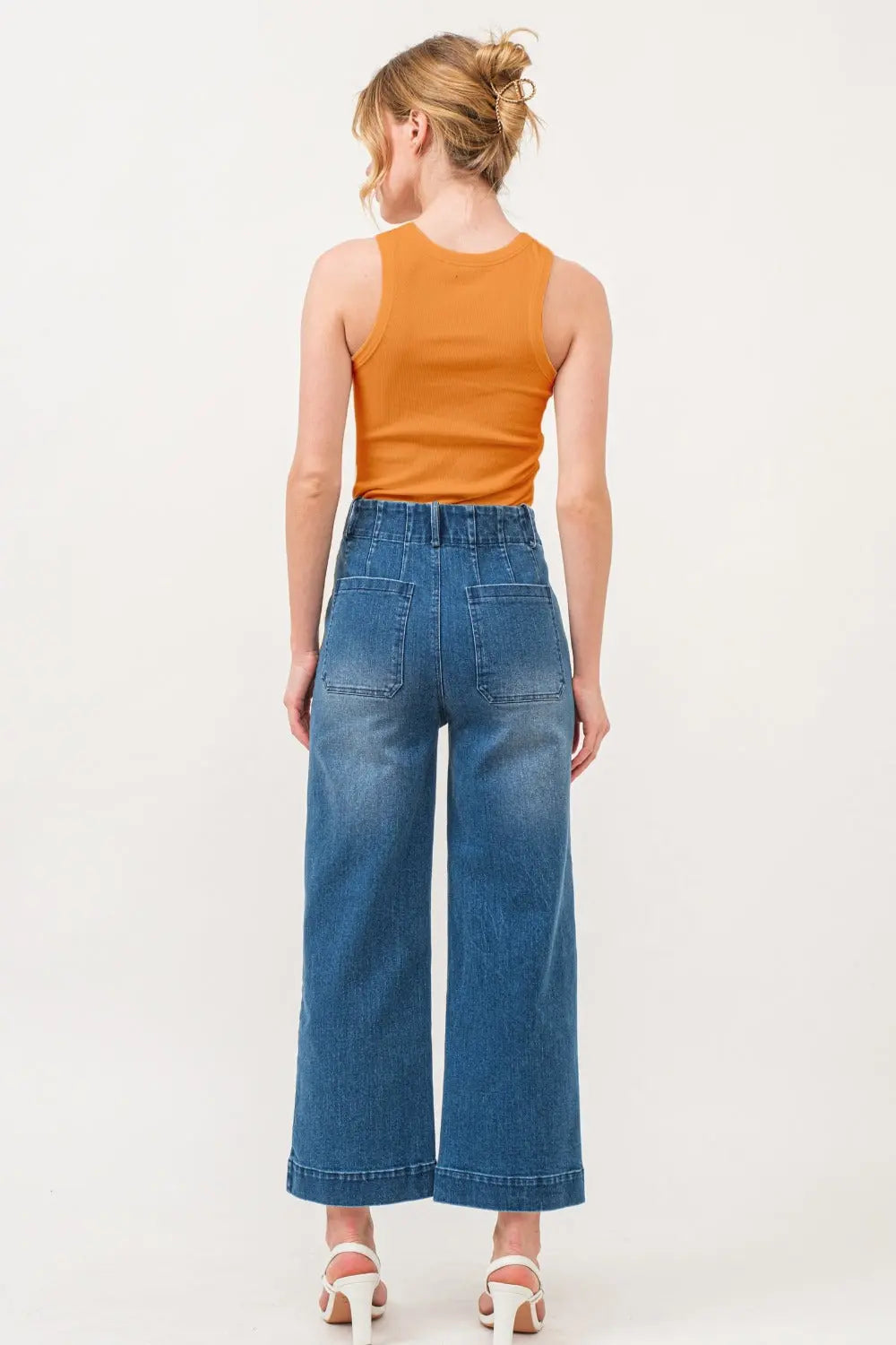 And The Why Bat Embroidered Ribbed Tank-Very Besty