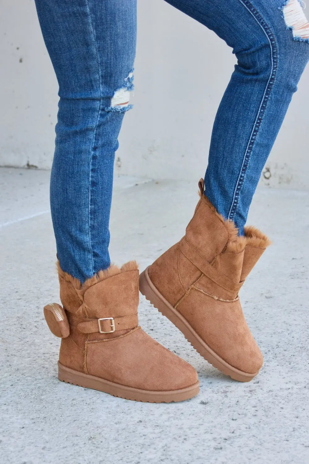 Forever Link Plush Thermal Flat Boots-Very Besty