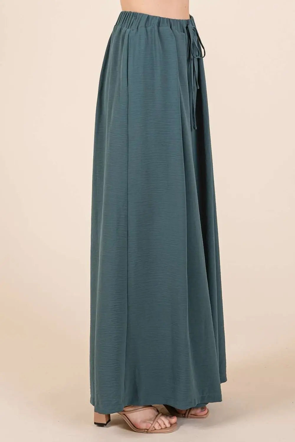 Mittoshop Pleated Wide Leg Pants-Very Besty