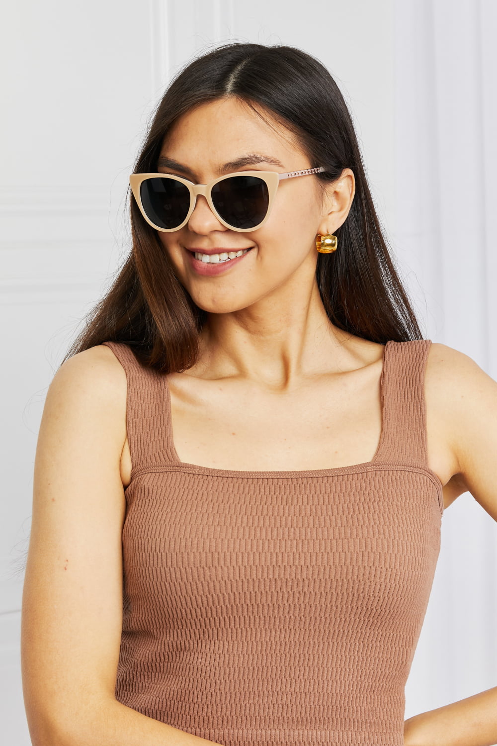 Cat-Eye Acetate Frame Sunglasses-Very Besty