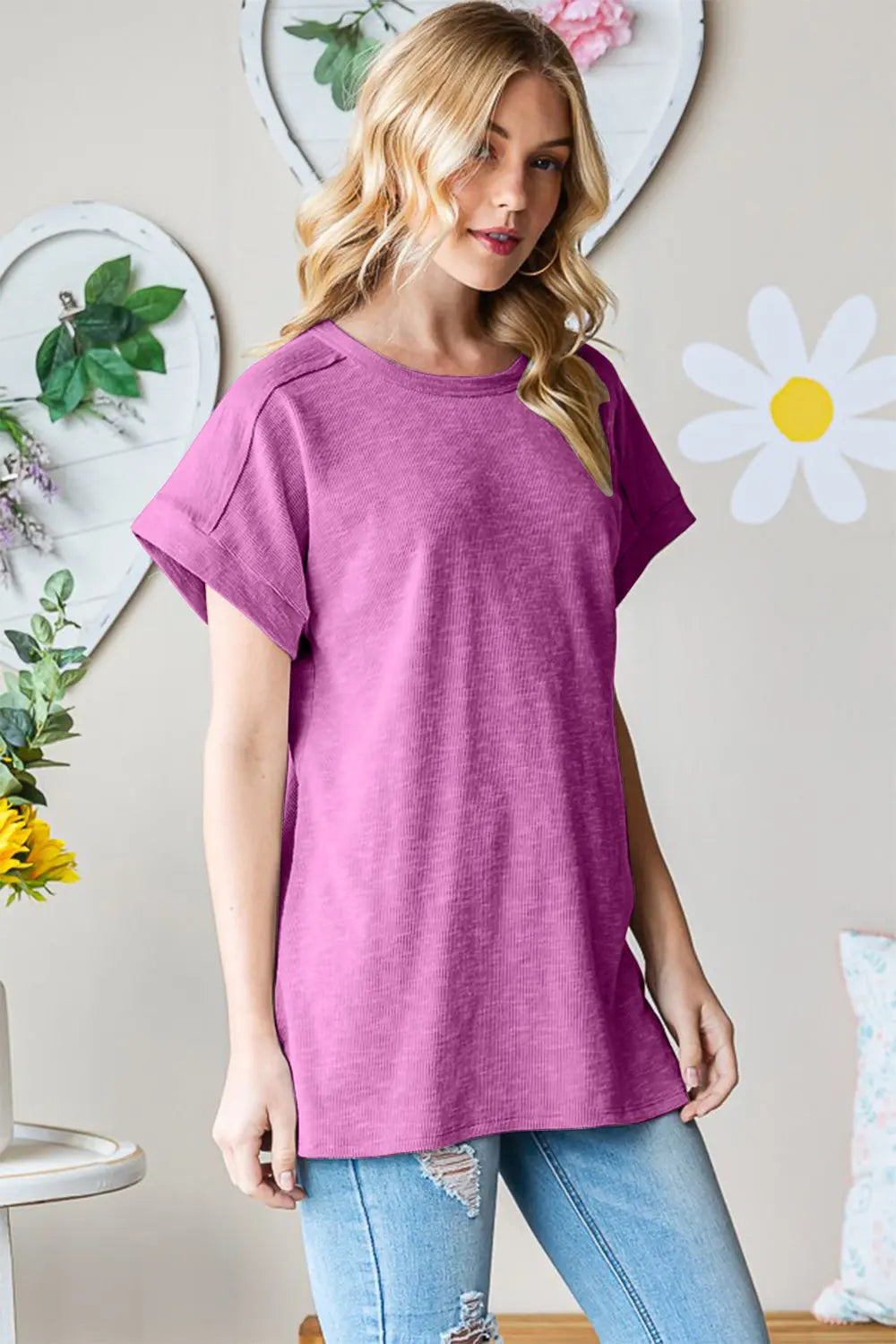 Heimish Full Size Short Sleeve Round Neck T-Shirt-Very Besty