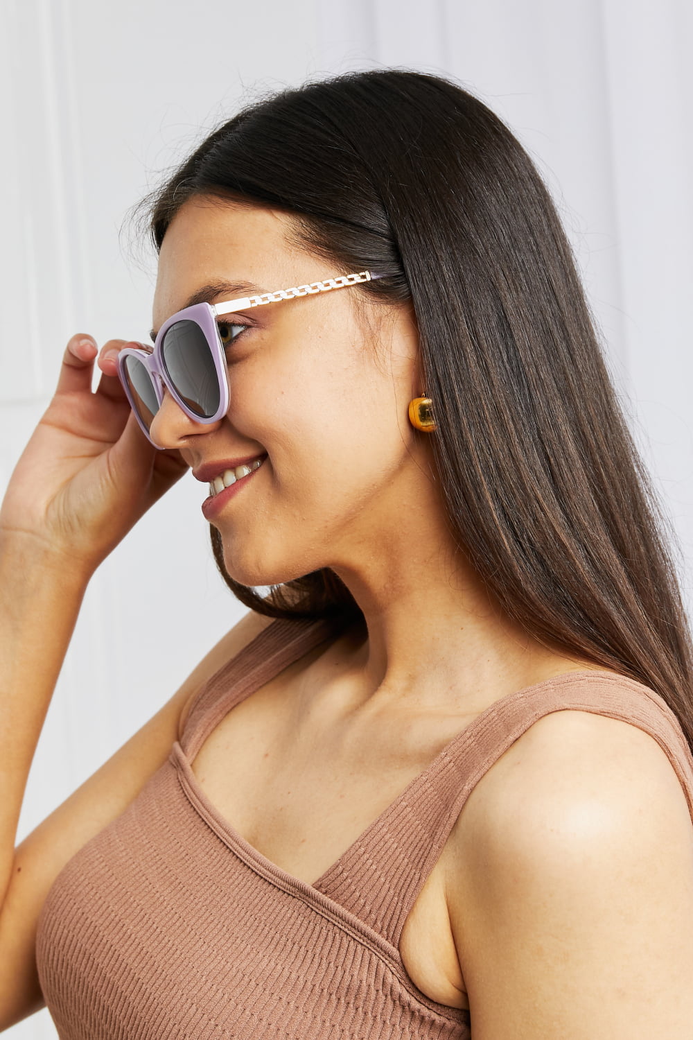 Cat-Eye Acetate Frame Sunglasses-Very Besty