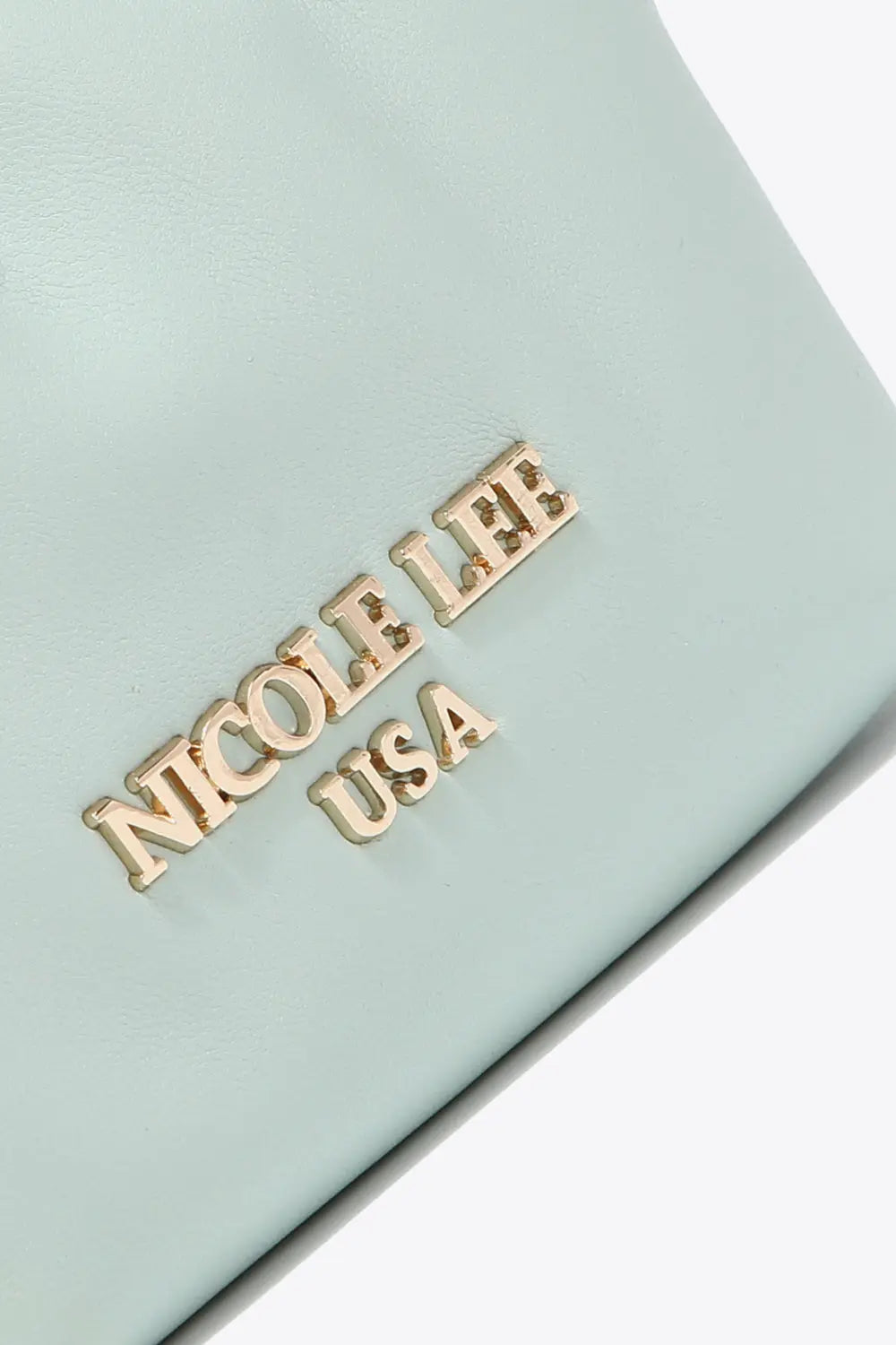 Nicole Lee USA Faux Leather Pouch-Very Besty