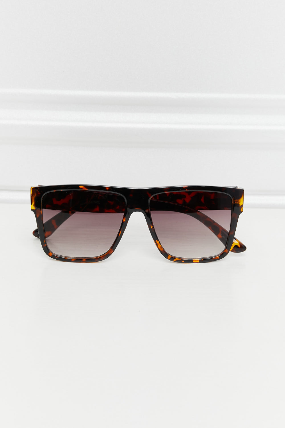 Tortoiseshell Square Full Rim Sunglasses-Very Besty