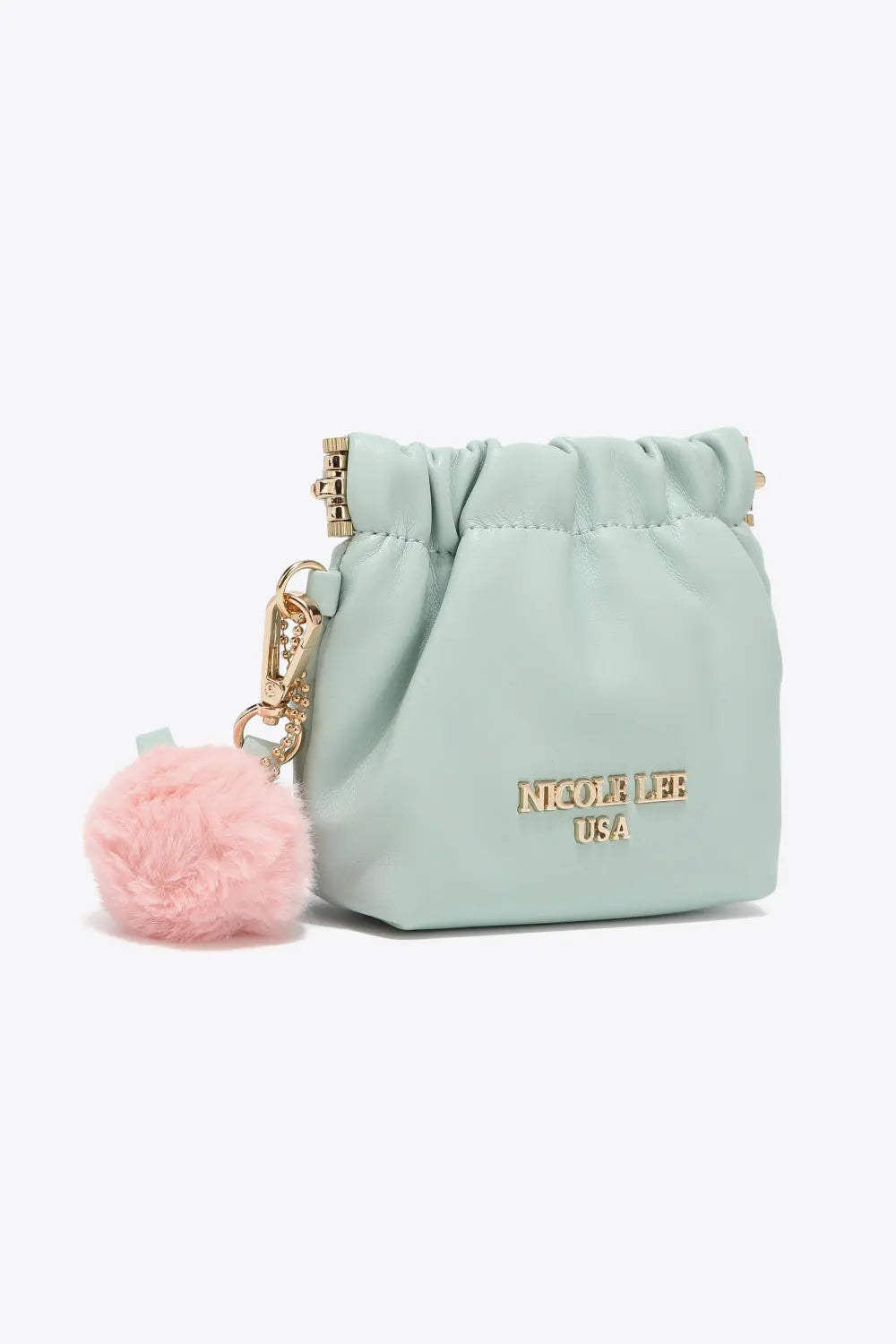 Nicole Lee USA Faux Leather Pouch-Very Besty