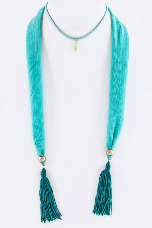 Scarf Choker Convertible Tie  Necklace-Very Besty