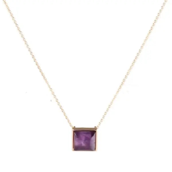 Square Drop Necklace FashionGo, ClaudiaG Collection