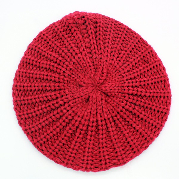 KNITTED CABLE KNIT FASHION BERET-Very Besty