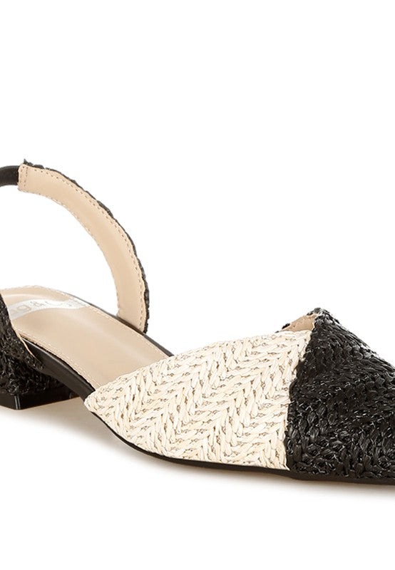 Kinjay Pointy Toe Slingback Sandals-Very Besty