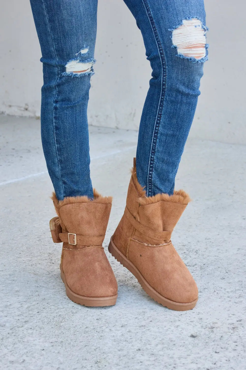 Forever Link Plush Thermal Flat Boots-Very Besty
