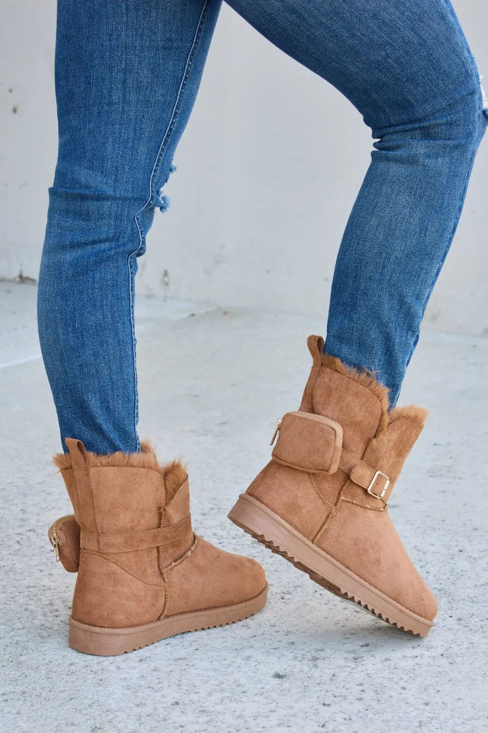 Forever Link Plush Thermal Flat Boots-Very Besty