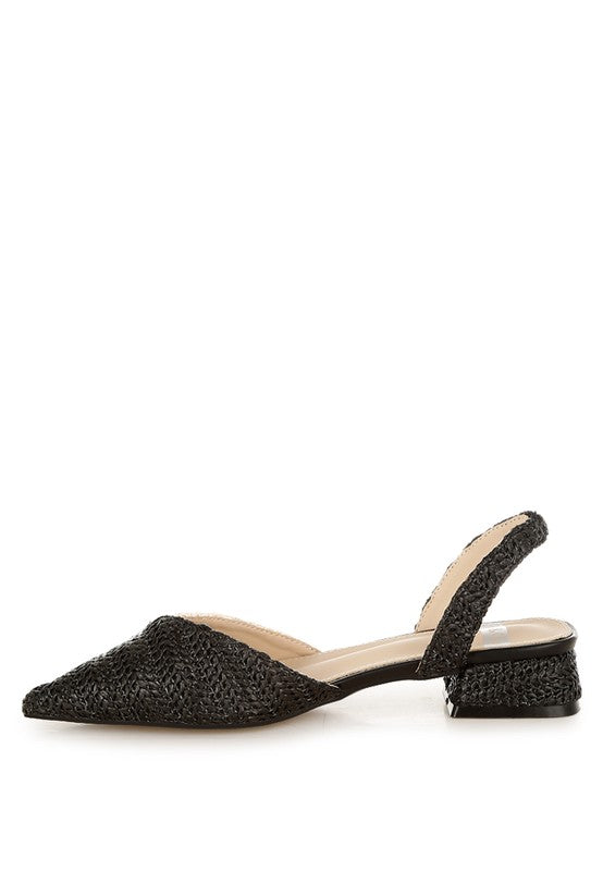 Kinjay Pointy Toe Slingback Sandals-Very Besty