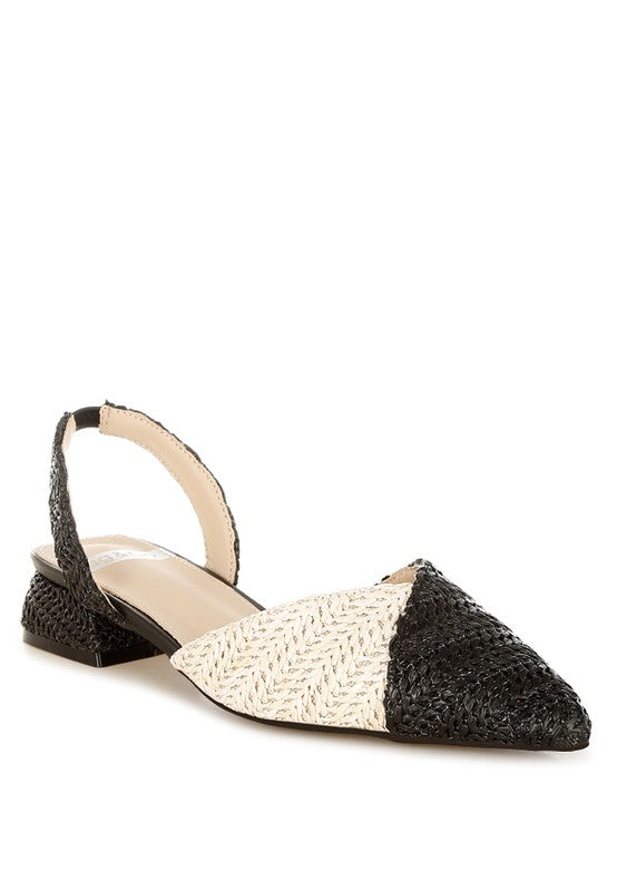 Kinjay Pointy Toe Slingback Sandals-Very Besty